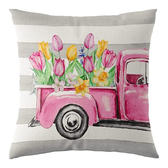 

Весняна наволочка наволочка вишуканий візерунок супер м яка зносостійка квадратна наволочка диван декор вітальні D