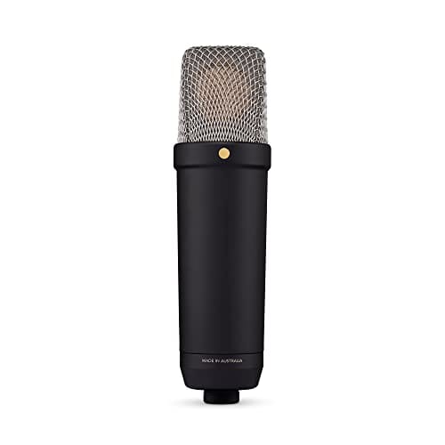 RODE Microphones NT1 (5th Generation) Condenser Microphone, Black, NT1GEN5B