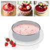 12Pcs 1.2 Inch Height Circle Pastry Cutters 1.02-4.45in Biscuit Molds  Soft Objects