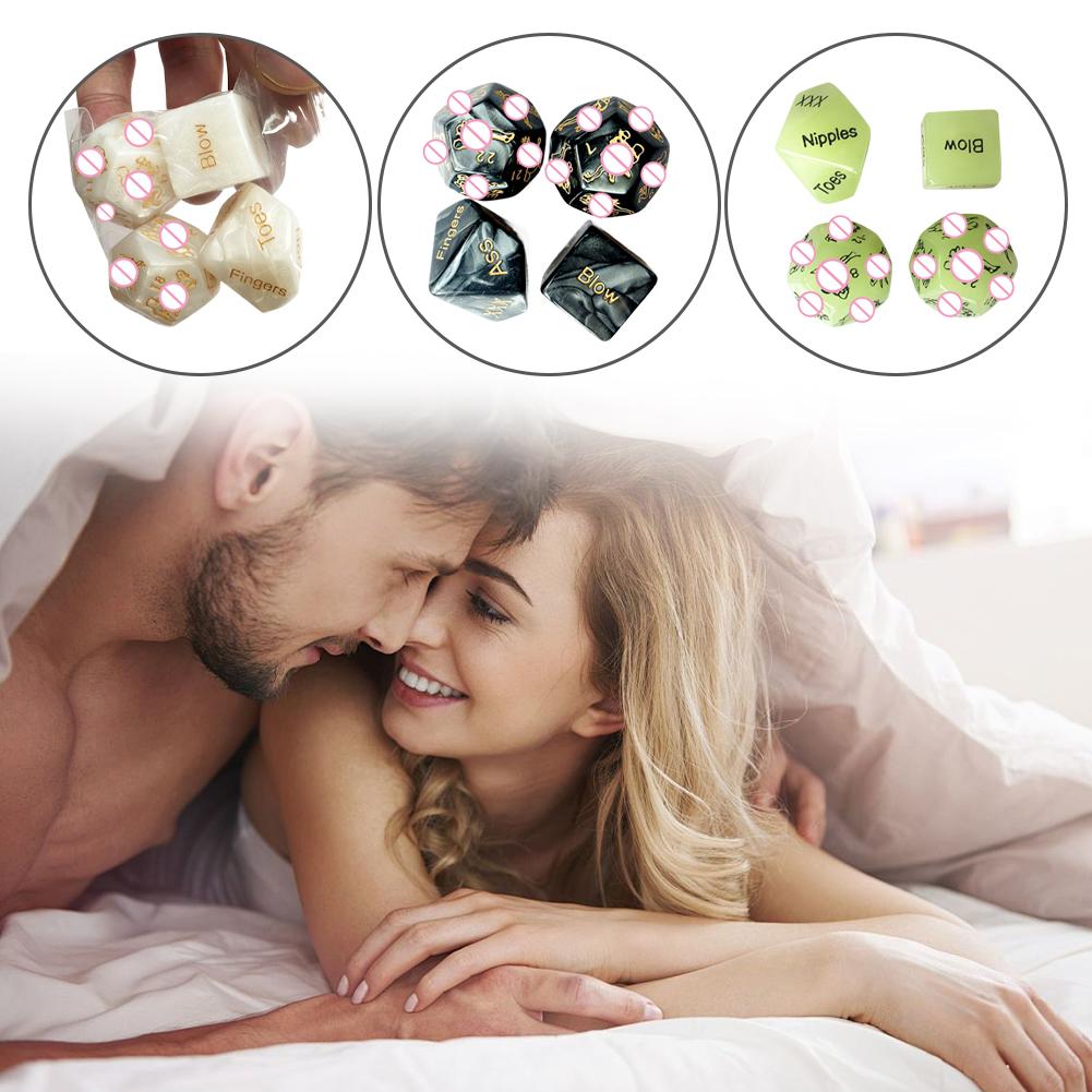 Sexy Dice Set Fun Adult Love Posture Couple Game Sex Noctilucent Erotic Lovers Position Foreplay Romantic Party Toys
