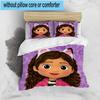 3PCS Colorful Friends Dollhouse 3pcs Bedding,Including 3PCS Duvet Cover And 2pcs Pillowcases Perfect for Christmas,Ideal for Bedroom, Dormitory