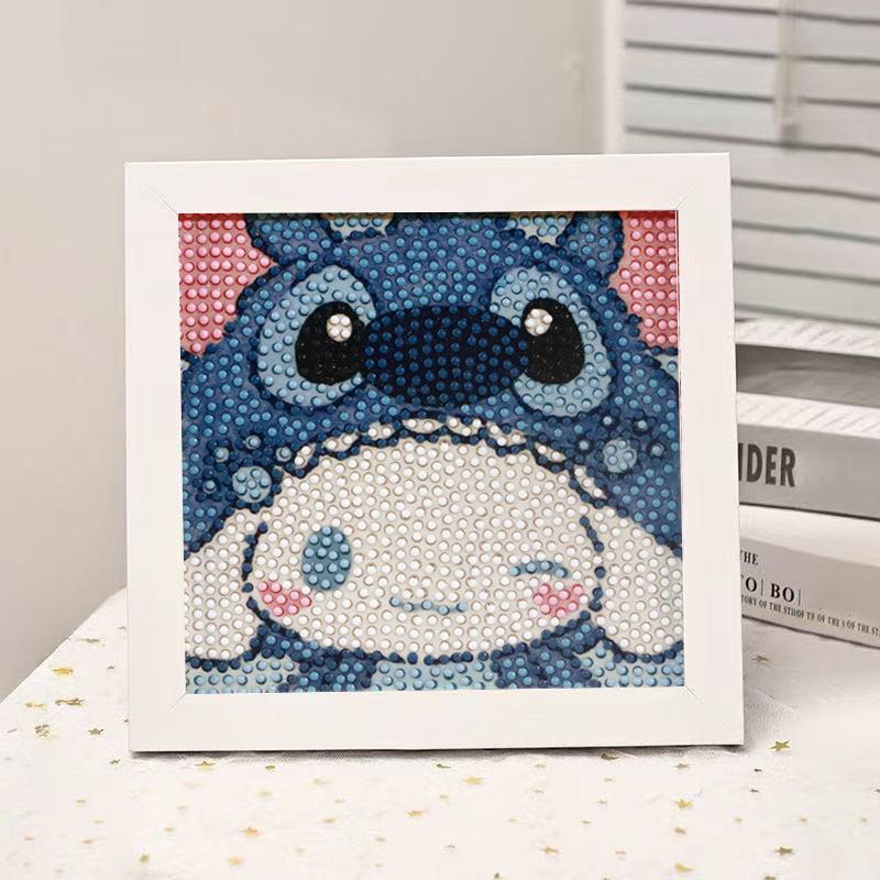 High-End Diamond Painting Diy Van Gogh Starry Sky Cat Creative Handmade Toy Table Decoration Diamond Painting With Frame