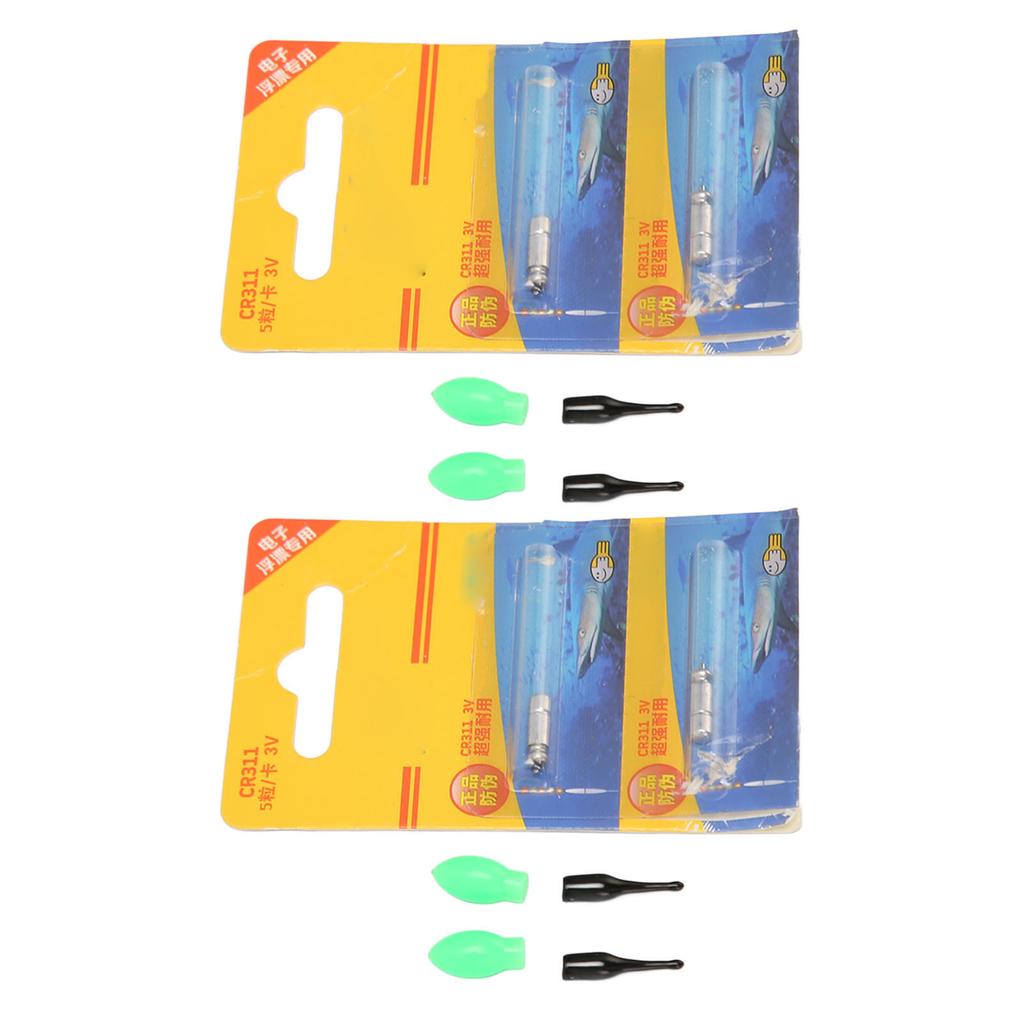 4 PEZZI Luce Fluorescente per Pesca Notturna Riutilizzabile Luce Morbida Area Luminosa Più Grande Galleggiante Leggero Bastoncino Luminoso per Pesca