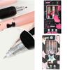 6Pcs Butterfly Gel Pen 0.5MM Tip Quick Dry Ergonomic Grip Retractable Gel Pen Office Supplies for Writing Journaling