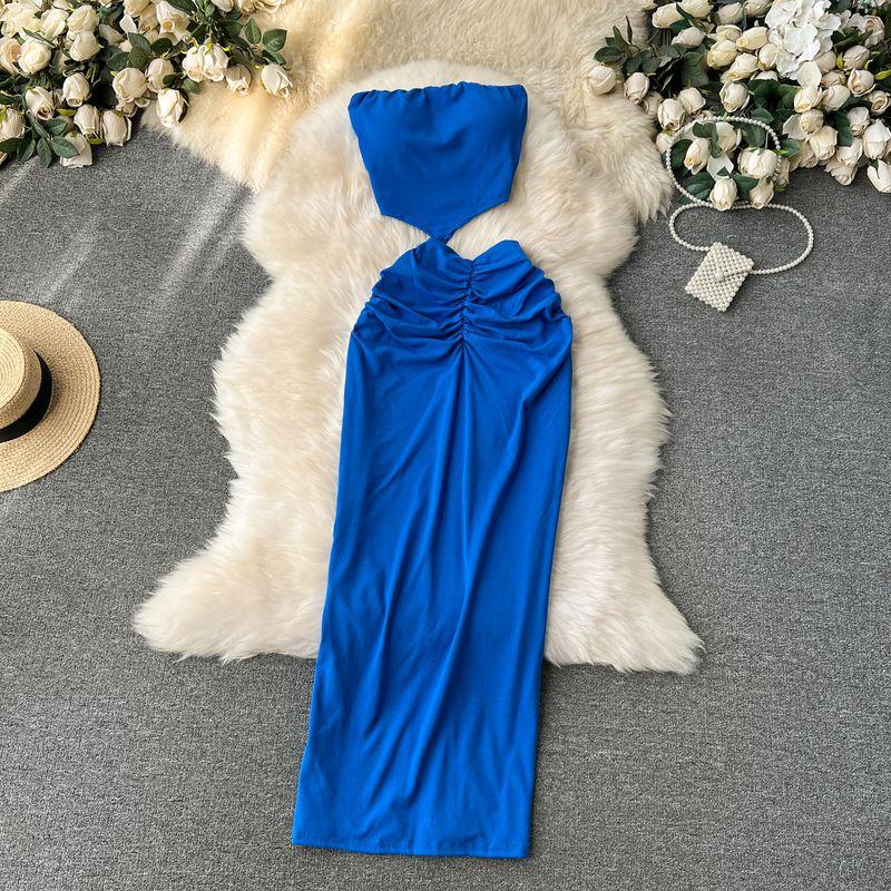 Fashion Sexy Wind Easiest for Match Ruched Silm Fashionable Tube Top