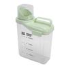 Cereal Storage Container with Spout and Measu  Cup Plastic  tight Kitchen   for Rice Grains Flour Dry Food