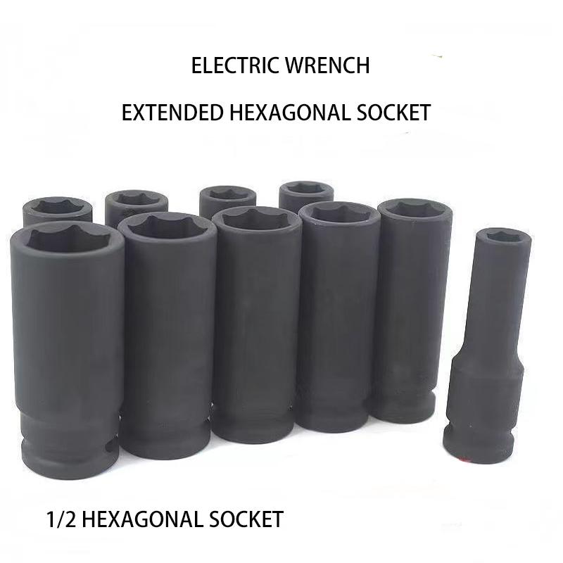 1/2 Zoll Sechskant Steckschlüsselkopf Standard Langlebig Auto Auto LKW Reparaturwerkzeuge Für Ratsche Tiefe Hülse