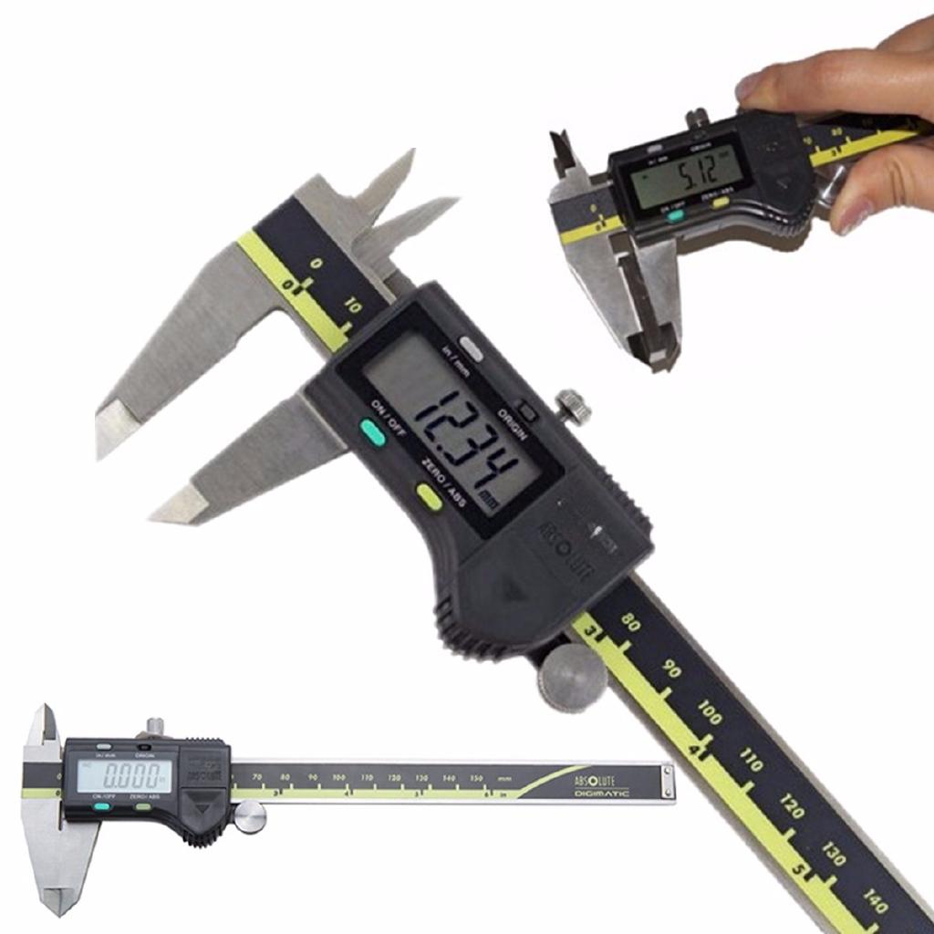 Internal 0-150mm / 0.01 Paquimetro Micrometer 500-196 Micrometer New Stainless Steel Electronic Vernier in LCD