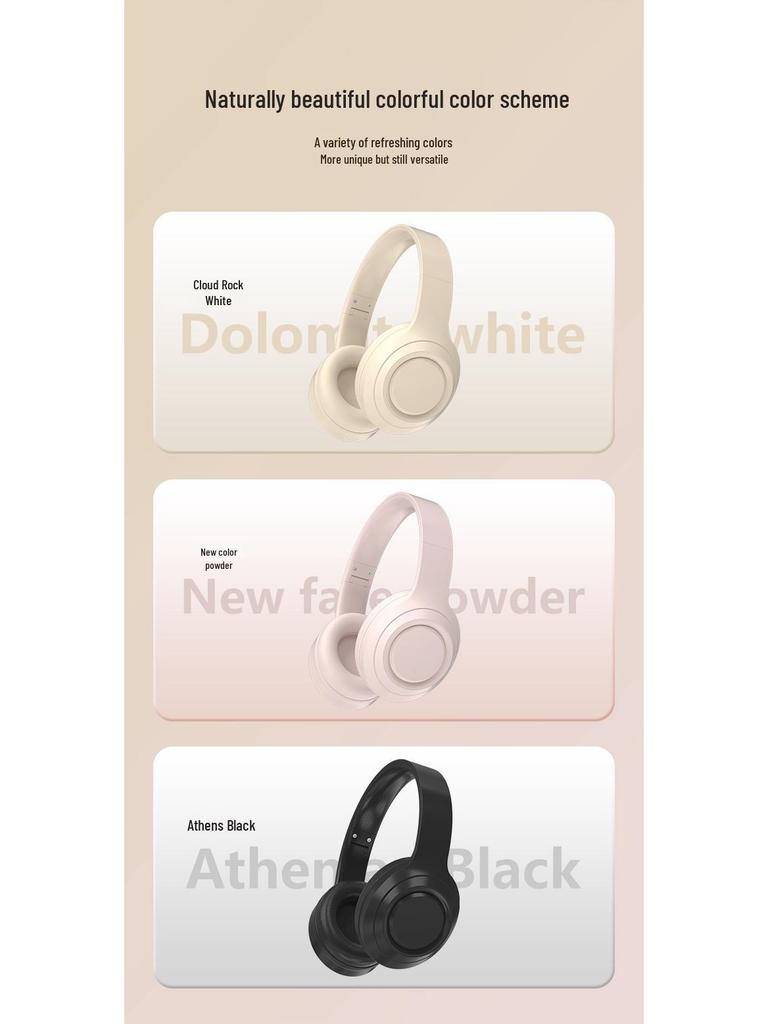 Hot-Selling Wireless Over-Ear Bluetooth Headphones with Ultra-Long Battery and Noise Cancelling