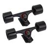 2pcs 7 Inch Skateboard Trucks with Wheels 65x51mm Longboard Trucks Wheels Combo Set Aluminum Alloy