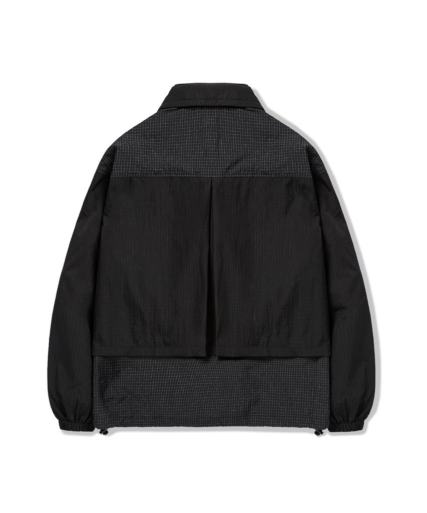 Campside C2 Double Tracker Anorak Jacket Black Cjk112