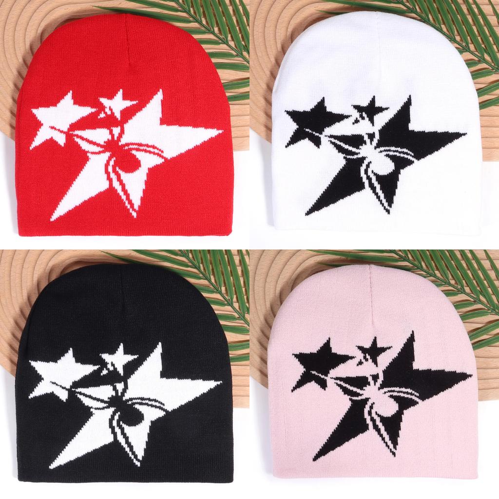 Spider Design Beanie With Nonadjustable Fit For Outdoor Street Fashion In Winter 2024