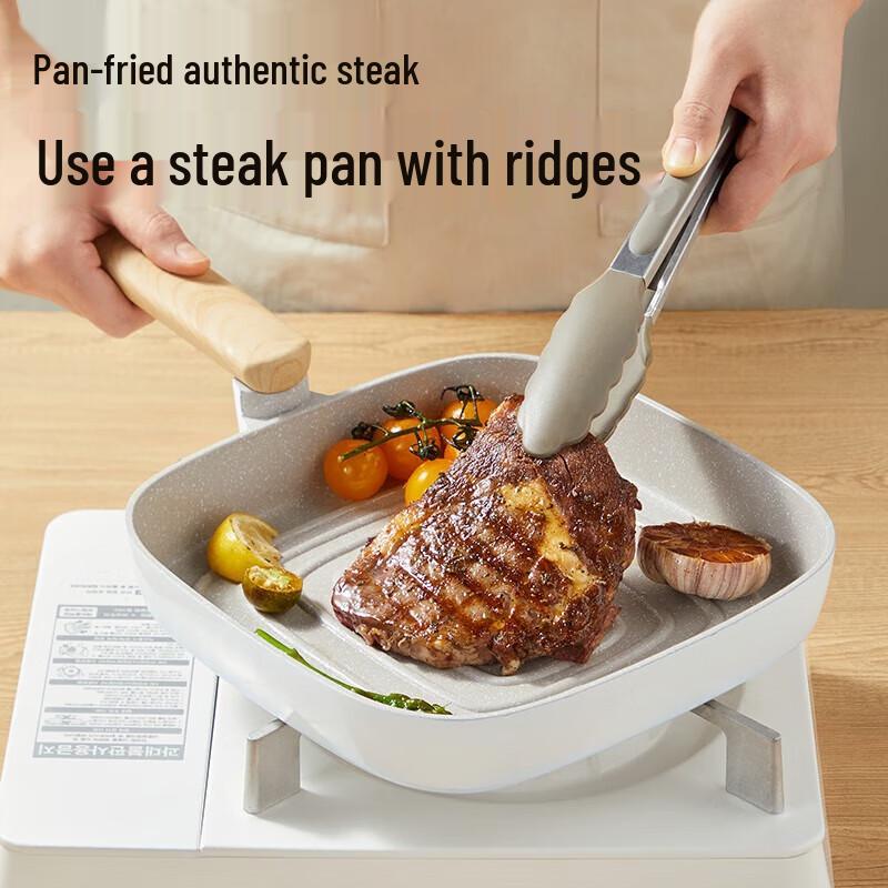 Chudahuang 24cm Non-stick Steak Grill Pan