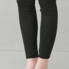 Mochihada Comfortable Cotton Leggings and Women's Soft, 100% (L, Black) - Soft, Stretch, Thin.