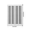 Suya Dayanıklı Eyeliner Damga Çıkartmaları Tekli Kalıplama Kullanımı Kolay Suya Dayanıklı Ter Dayanıklı Ter Dayanıklı