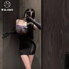 Perspective Lace Tube Top Suspender Hip Skirt Sexy Lingerie Silky Smooth Shiny Stockings Tight Skirt E88