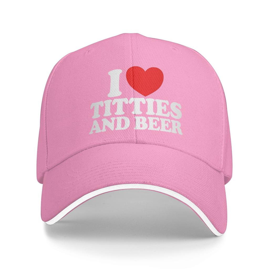 Amo Tette e Birra Cappellino da Baseball Estivo FeUnisex Unisex Cappellino da Trucker Personalizzato Vendita all'Ingrosso Streetwear Sport all'Aperto Cappellini da Baseball