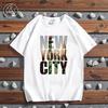 Fashion City Printed T-shirt Paris London New York Tokyo Graphic T Shirts Both Men and Women Kawaii Casual Harajuku Fashion Tops