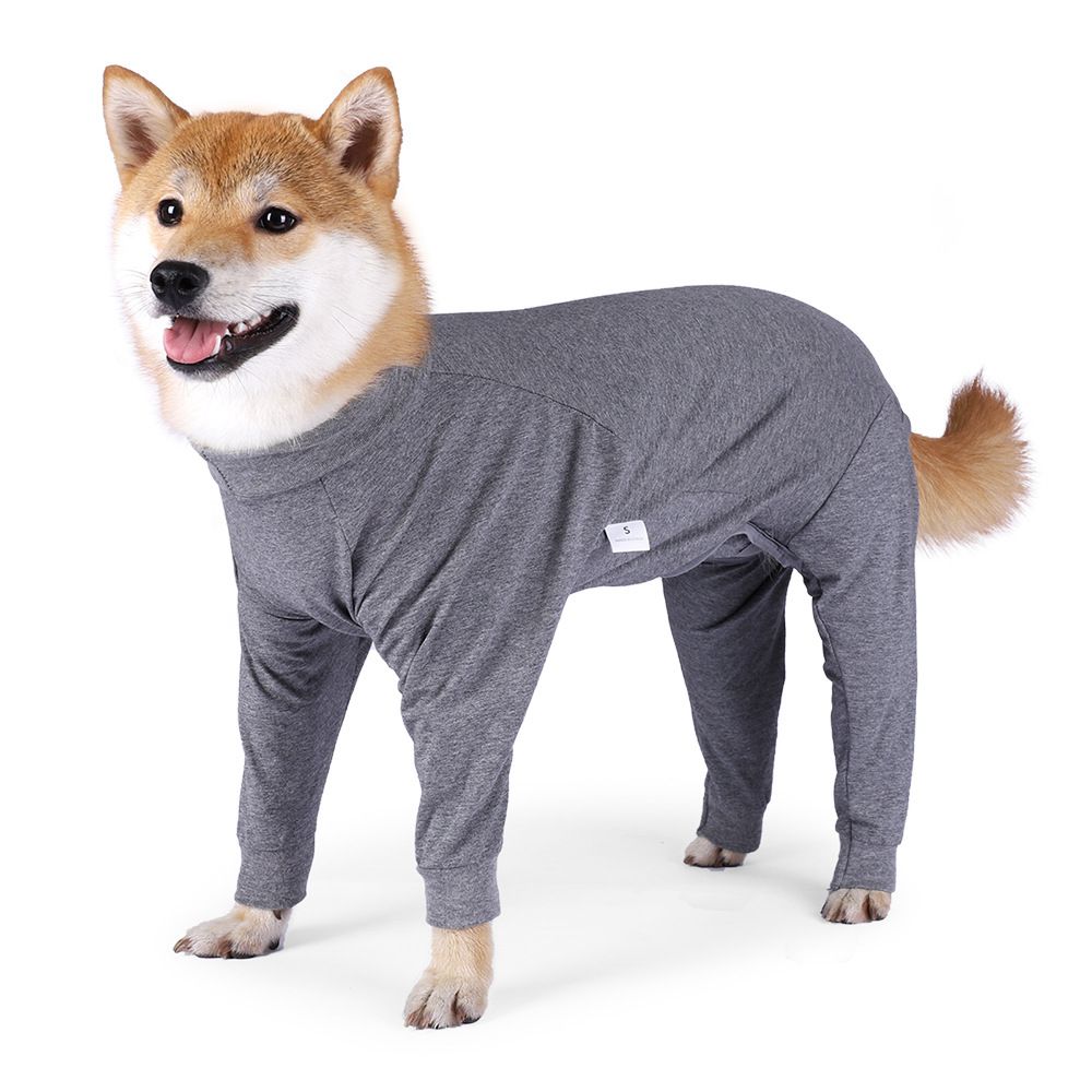 Dog Recovery Suit Pet Pajamas Operative Protection Long Sleeves Bodysuit Pet Home Wear  High-elastic Breathable Dog Jumpsuit