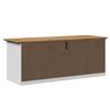 Vidaxl Hallway Bench, Bodo, White-Brown, 114X40X45 Cm