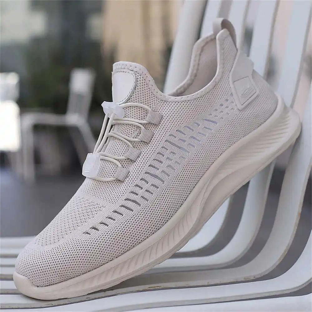 Fashion Stocking Cream Gym Shoes For Ferminino Vulcanize Men Sneakers 46 Beige Boots For Men Sports Releases Supplies Racing