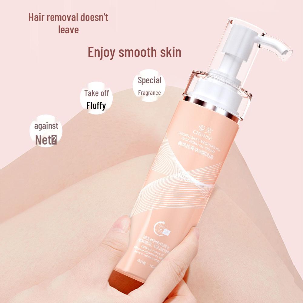 Spring Smooth & Clean Depilatory Cream: Gentle, Non-Irritating Hair Removal for Underarms, Legs, Arms, Face, Lip, and Moustache.