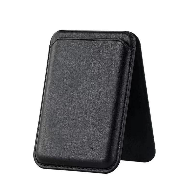 Strong Magnetic Leather Wallet With Hide Stand Case For Magsafe For iPhone 15PM 14 13 Pro Max Mag Safe Card Holder Pocket Cover