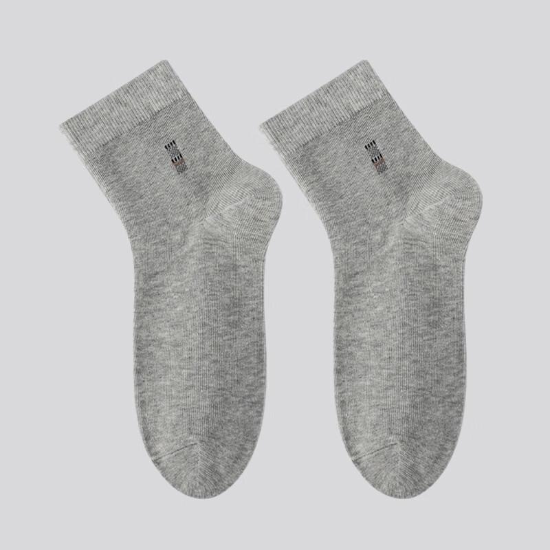 LangSha Men's Anti-Odor Athletic Crew Socks (3-Pair Pack)