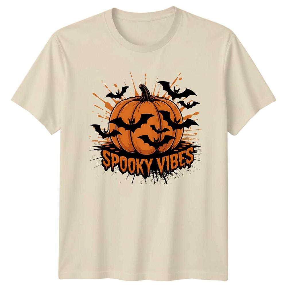 Spooky Vibes TShirt Halloween Fall Apparel Halloween Gift For Him And Her