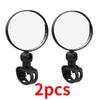 Bicycle Rearview Mirror Wide Angle Convex Mirror Bicycle Reflector Mountain Bike Rearview Mirror Silicone Handle Rearview Mirror