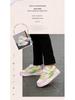 Bobodou Girls' Breathable Leather Canvas Shoes - Versatile Casual Sneakers for Spring and Autumn