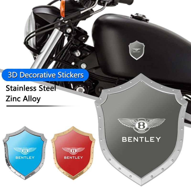 Metal Shield Decal Iconic RedSticker for Motorbike Enthusiasts For Bentley Continental GT MULLINER Bentayga Flying Hurtling Spur TH5