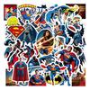 C-188: 50 Superman, Wonder Woman, and Batman Stickers for Backpacks & Decor
