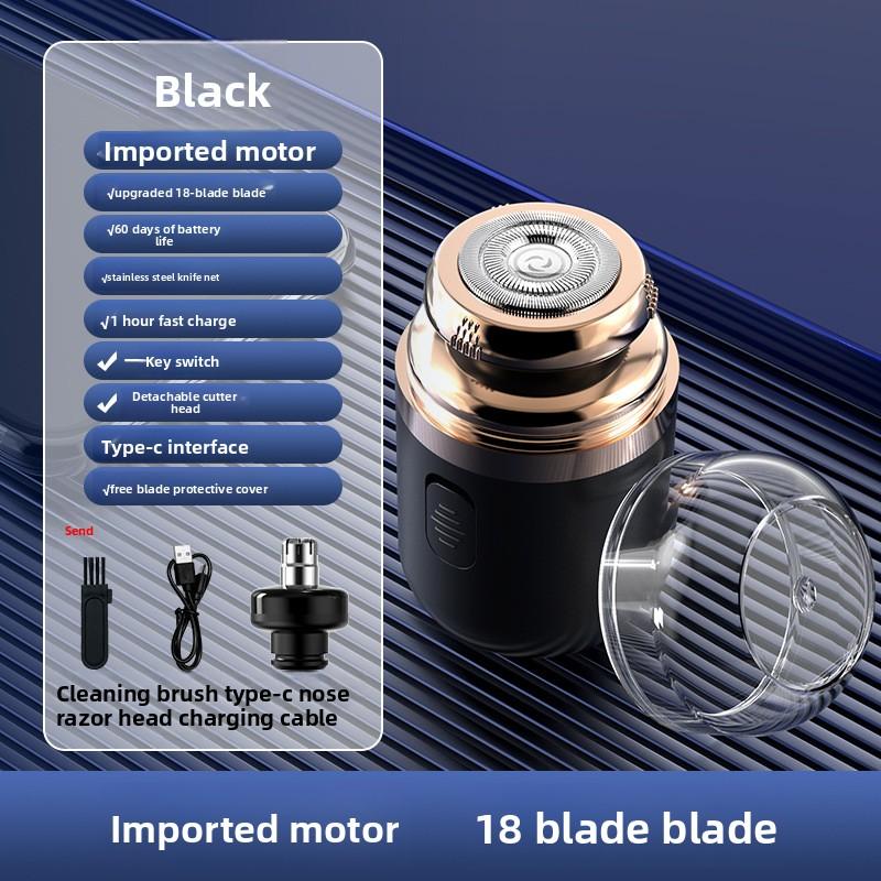 Mini Razor Electric Razor Portable Rechargeable Shaving Knife Men's Capsule Shaving Shaver Razor