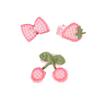 3Pcs Pet Hair Clips Strawberry Cherry Bow Hairpin Small Puppy Cat Hair Clip Pet Hair Accessories Dog Hair Grooming Cat Accessories