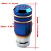 Universal 5 Speed Manual Car Gear Lever Stick Shift Knob Shifter with Adapters