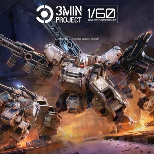 HiPlay Chief Continent 1/60 Scale Wind Beacon Platoon VENTUS VECTOR White/Gray Version Pre-Colored Plastic Model Kit