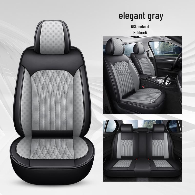 Universal Full-Wrap Nappa Leather Sports Car Seat Cover Cushion