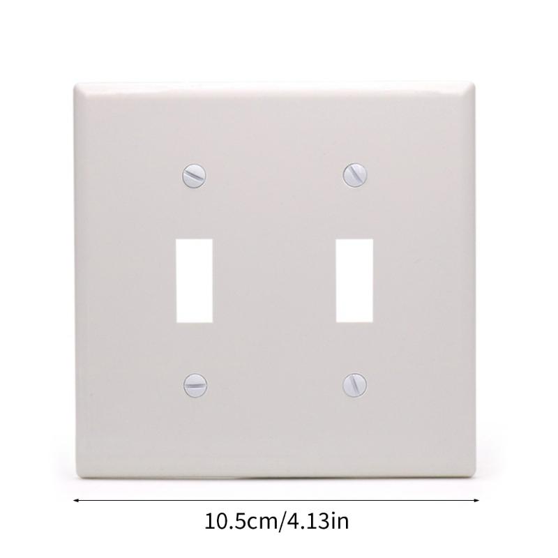 Upgrades Two Position Toggle Switches Plate Electrical Accessory with Quick Installation for Wall Outlets & Appliances