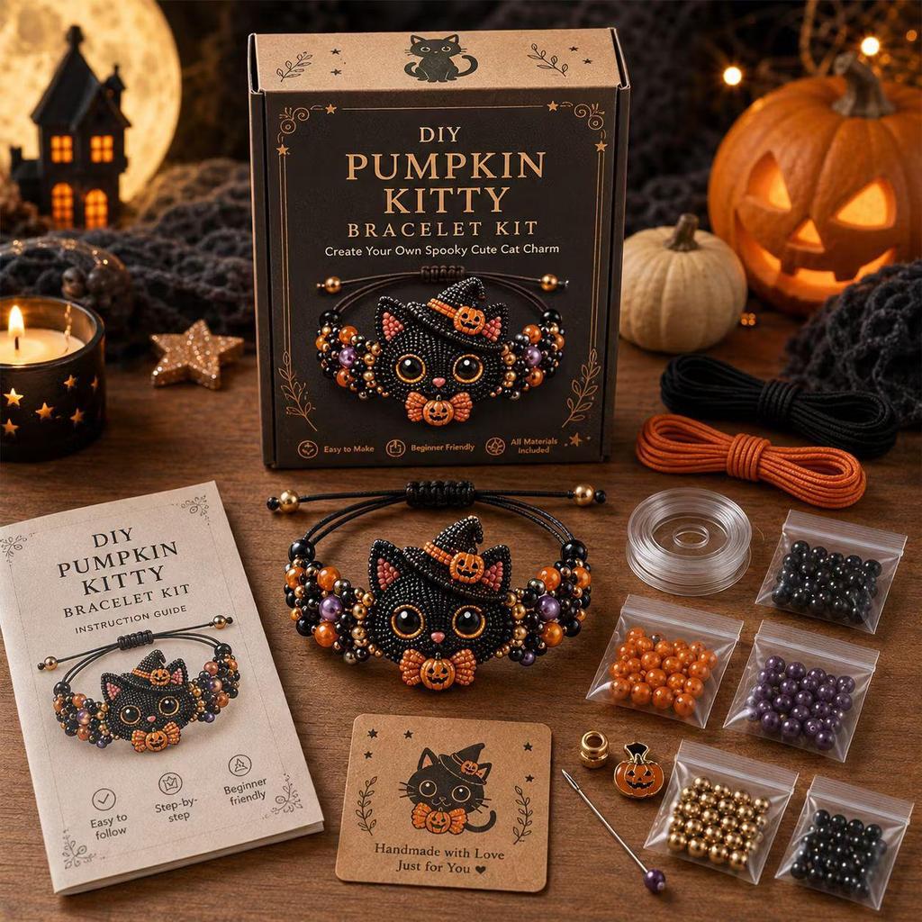 Kendin Yap Sevimli Şekilli Boncuklu Bileklik Yapım Kiti