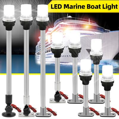 HD LED Navigasyon Işığı Su Geçirmez Katlanır Işık 12V-24V Deniz Teknesi Yelken Sinyaline Uygun 180° Döndürme Enerji Işığı