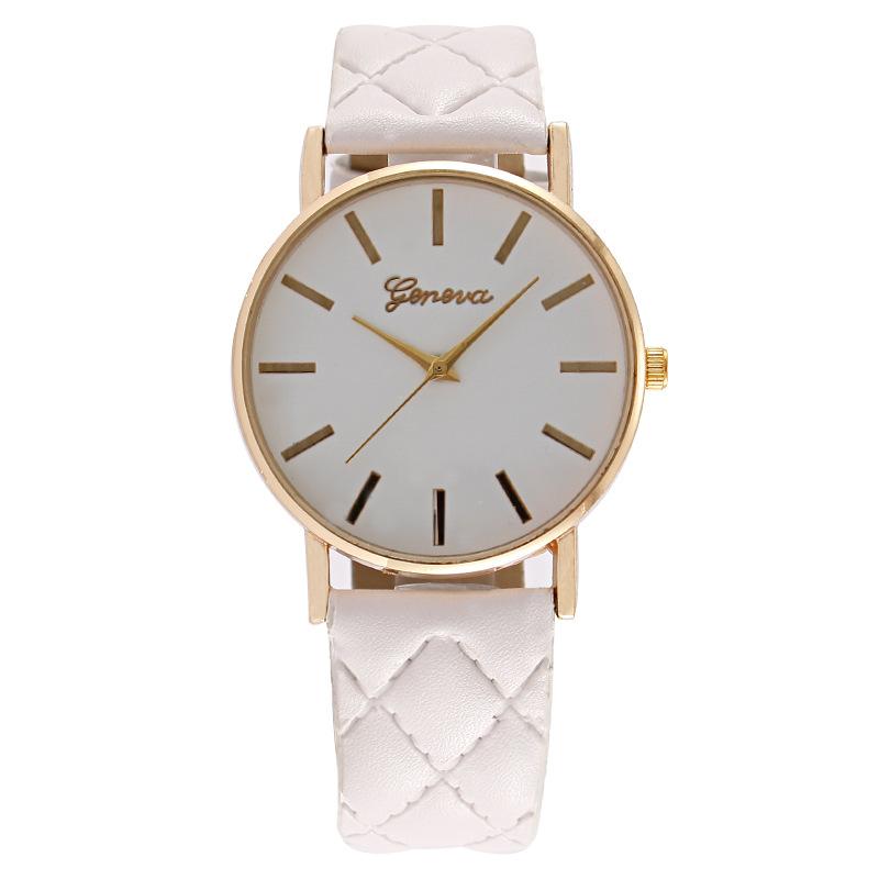 

Горячая Распродажа Модные ромбовидные ремешки Цветные многоцветные женские часы Женские часы Кварцевые часы белый