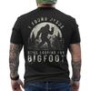 I Found Jesus Still Looking Bigfoot Funny Faith Summer Camp Christian ON BACK