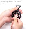 Inflatable Anal Plug with Steel Balls Prostate Massager G-spot Clit Stimulator Adult Toys for Men