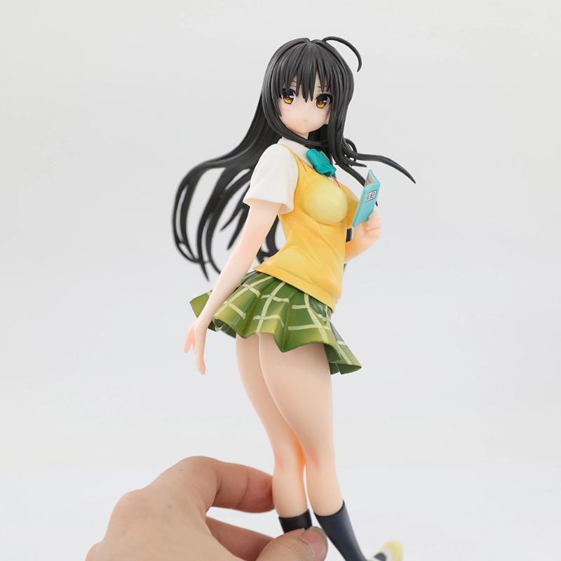 Anime Figure Desktop Case Beautiful Fem Model Toy Collectible Pvc Static Out Of Control Queen Handmade Kitahara Haruhi