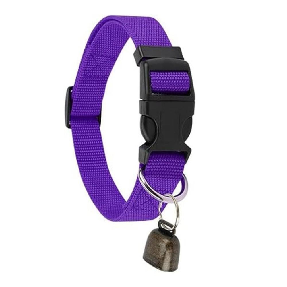 Langlebiger Verstellbarer Anti-Verlust Haustierhalsband Schnellverschluss mit Glocke Ziegenhalsband Atmungsaktives Pferdehalsband Bauernhof Stall