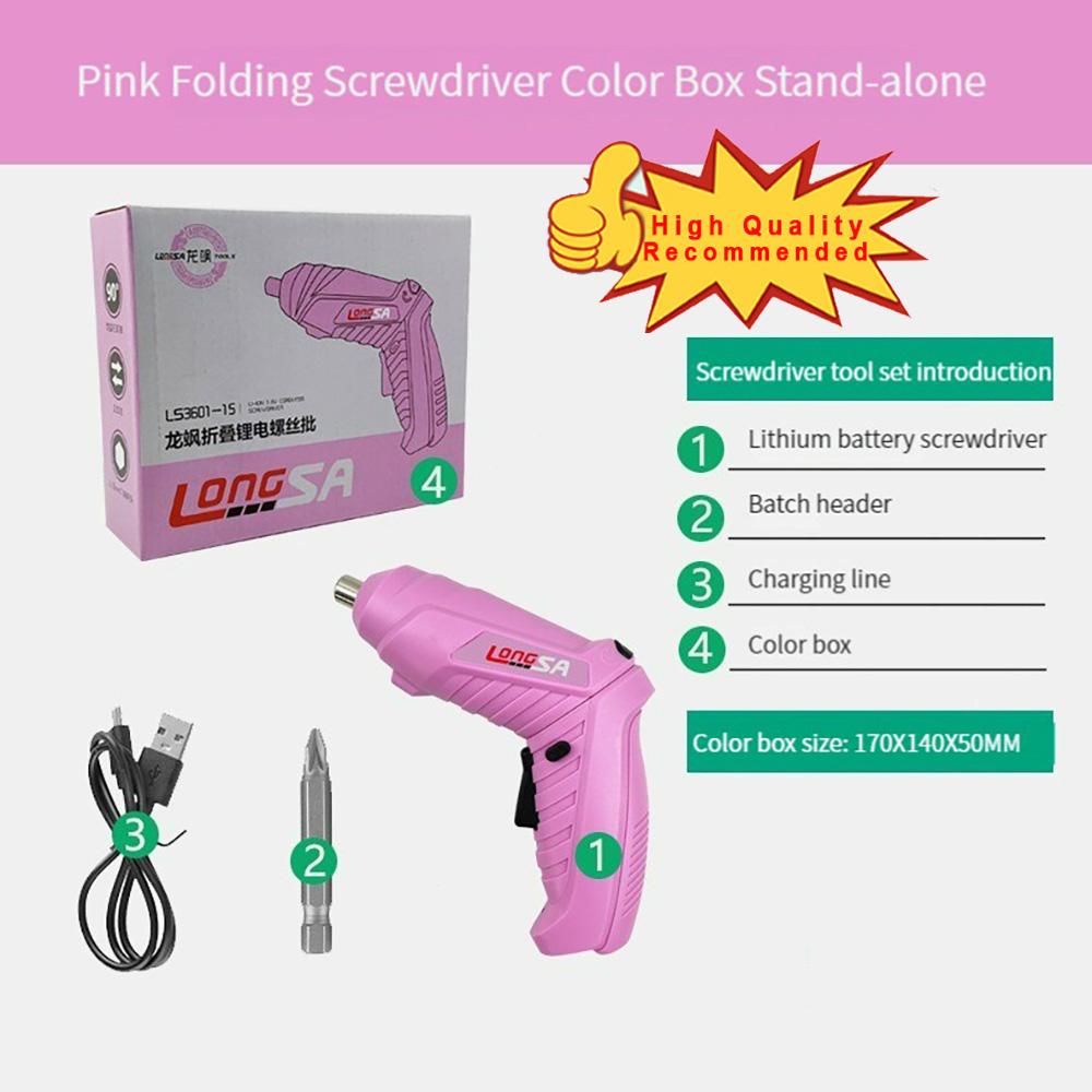 Șurubelniță electrică de uz casnic Mașină de găurit cu impact fără fir reîncărcabilă Mini găurit electric fără fir Set de șurubelnițe Loturi electrice