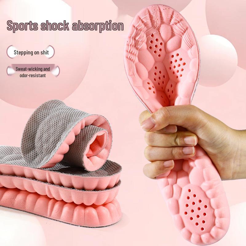Breathable 3A Antibacterial Ladies' Comfort Insoles: Sweat-Absorbent, Shock-Absorbing, Deodorizing, Long-Lasting Support