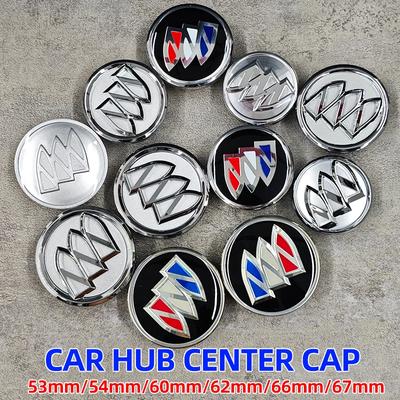 4 pièces 54mm 60mm 62mm 66mm 67mm Cache-moyeu de roue de voiture Cache Emblème Pour Buick Excelle GT Envision Verano Regal LaCrosse Encore