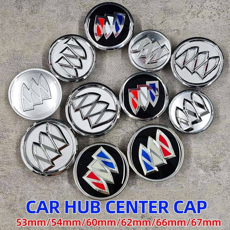 4pcs 54mm 60mm 62mm 66mm 67mm Car Wheel Center Hub Caps Cover Emblem For Buick Excelle GT Envision Verano Regal LaCrosse Encore